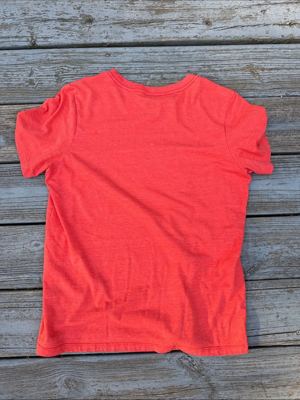 The North Face Womens Orange Tee with Stars Logo - Picture 4 of 4